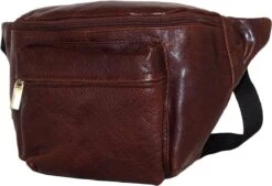 Leather Design Leren Heuptas Cognac