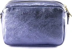Jozemiek BRYAN Metallic Bag - Schoudertas - Echt Leer - Lila