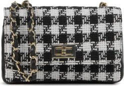 Lina Locchi Crossbodytas Dames / Handtas - - Audrey - Zwart Wit