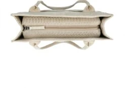 Manfield - Beige Snakeskin Shopper Met Laptopvak 11 Manfield - Beige Snakeskin Shopper Met Laptopvak -Liora Luxe Winkel 1200x846 1