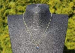 Bixorp Gems Geboortesteen Ketting September - Saffier - Zirkona Hanger Aan Goudkleurige Ketting - 45 + 5cm - Cadeau Voor Vrouwen -Liora Luxe Winkel 1200x848 3