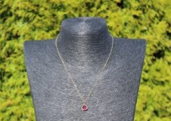 Bixorp Gems Geboortesteen Ketting Januari - Granaat - Zirkona Hanger Aan Goudkleurige Ketting - 45 + 5cm - Cadeau Voor Vrouwen -Liora Luxe Winkel 1200x848 4