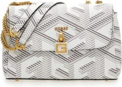 Guess Montreal Xbody Flap Dames Schoudertas - Stone Logo