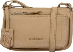 Burkely Still Selene Dames Crossbody Tas - Beige