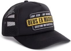 Deus Ex Machina DEUS Grip Tape Trucker Cap - Black