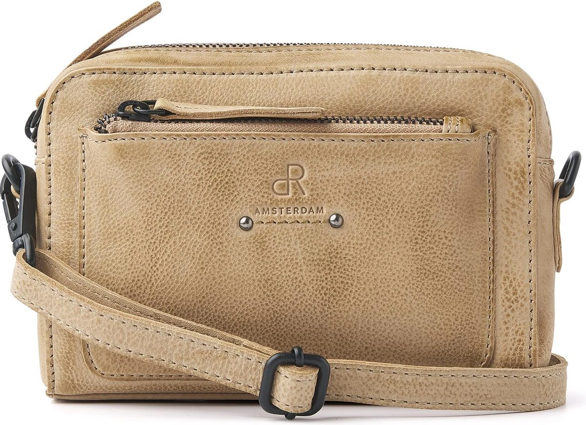 DR Amsterdam Schoudertas - Tampa - Beige 3 DR Amsterdam Schoudertas - Tampa - Beige
