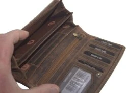 OI Dubbelzijdige Dames Portemonnee Met Bak Voor Kleingeld Lang 287 Hunter -Liora Luxe Winkel 1200x882 1