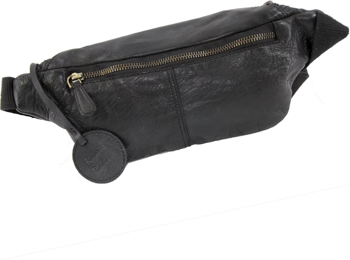 Roberto Romana Heuptas - BOLOGNA - Zwart - Echt Leer - 29x12x5cm - JU-48204 4 Roberto Romana Heuptas - BOLOGNA - Zwart - Echt Leer - 29x12x5cm - JU-48204 - Afbeelding 2