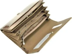 Patrizia Dames Leren Portemonnee Taupe RFID Bescherming -Liora Luxe Winkel 1200x909 1