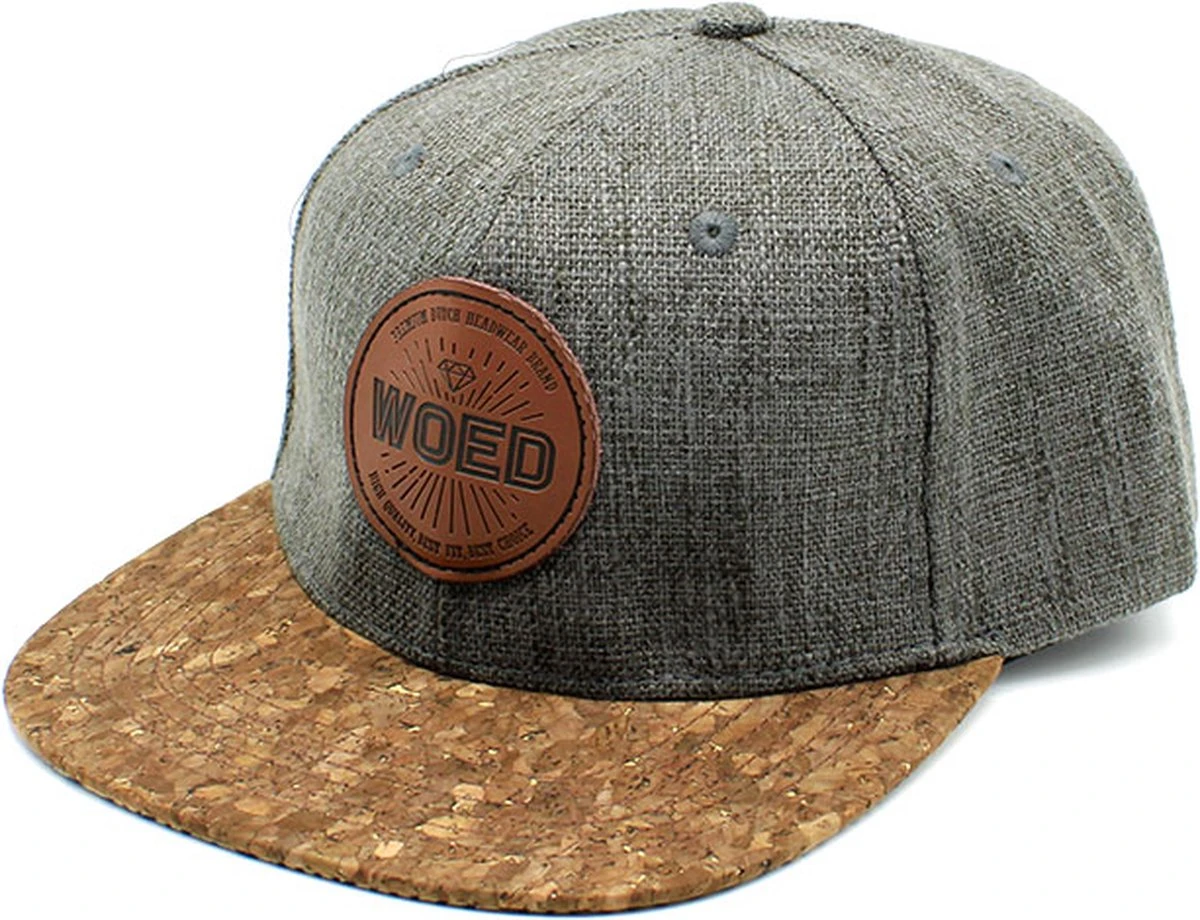Woed | GATSBY - Snapback - Pet - Donker Bruin - Hennep - Kurk 5 Woed | GATSBY - Snapback - Pet - Donker Bruin - Hennep - Kurk - Afbeelding 3