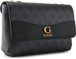 Guess Nell Logo Xbody Dames Crossbody Schoudertas Kunstleer - Grijs -Liora Luxe Winkel 1200x921