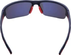 Apeirom Avior Sportbril - TR-90 Ultra Zwart Frame - TPE Rood Extra Soft Neusvleugel En Pootjes - UV400 - TAC 1.1mm Smoke Flash Mirror Anti Scratch Lens -Liora Luxe Winkel 1200x926