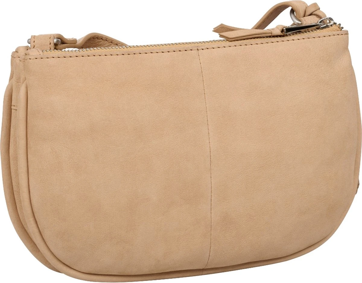 Burkely Still Selene Dames Crossover Double Pocket Rits - Beige 5 Burkely Still Selene Dames Crossover Double Pocket Rits - Beige - Afbeelding 3