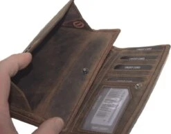 OI Dubbelzijdige Dames Portemonnee Met Bak Voor Kleingeld Lang 287 Hunter -Liora Luxe Winkel 1200x940 2