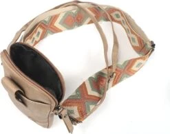 Taupe Telefoontasje / Schoudertasje Oviedo -Liora Luxe Winkel 1200x947