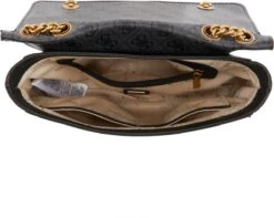 Guess Nell Logo Xbody Dames Crossbody Schoudertas Kunstleer - Grijs -Liora Luxe Winkel 1200x958