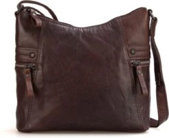 Spikes & Sparrow Crossbody Schoudertas Donker Bruin 18 Spikes & Sparrow Crossbody Schoudertas Donker Bruin -Liora Luxe Winkel 1200x975 1