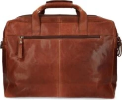 Manfield - Cognac Leren Laptoptas -Liora Luxe Winkel 1200x976