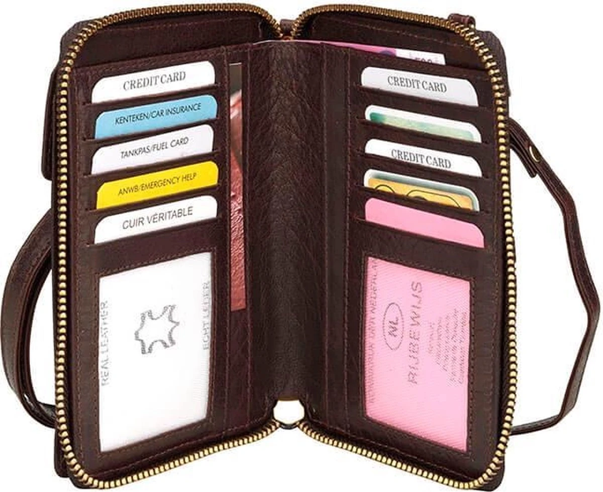 DR Amsterdam Icon 913266 Schoudertas / Portemonnee - Brown 6 DR Amsterdam Icon 913266 Schoudertas / Portemonnee - Brown - Afbeelding 4