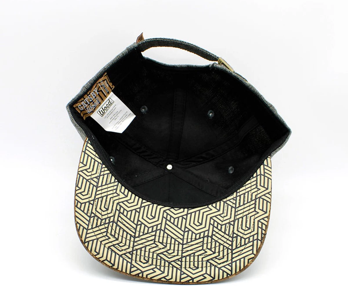 Woed | GATSBY - Snapback - Pet - Donker Bruin - Hennep - Kurk 6 Woed | GATSBY - Snapback - Pet - Donker Bruin - Hennep - Kurk - Afbeelding 4