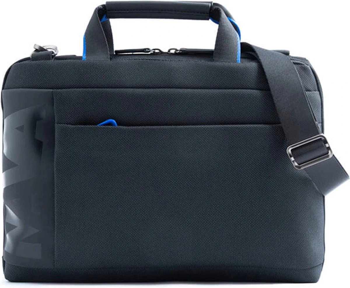 Nava Design Cross Briefcase Slim Schoudertas 15.6'' Black/Blue 3 Nava Design Cross Briefcase Slim Schoudertas 15.6'' Black/Blue