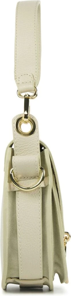 Lina Locchi Crossbodytas Dames / Handtas - Leer - Gianna - Ecru -Liora Luxe Winkel 291x1200