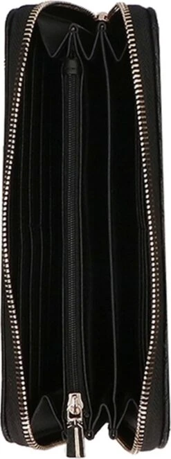 GUESS Adam Dames Ritsportemonnee Kunstleer - Zwart -Liora Luxe Winkel 447x1200