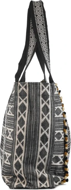 Summum Shopper Dames / Handtas - Canvas - 8s850-8459 - Zwart -Liora Luxe Winkel 453x1200 1