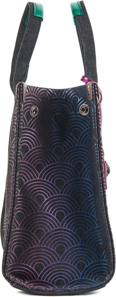 Kurt Geiger Schoudertassen Dames / Handtas - Fantasie - Canvas - Smallsouthbankto1 - Zwart 7 Kurt Geiger Schoudertassen Dames / Handtas - Fantasie - Canvas - Smallsouthbankto1 - Zwart - Afbeelding 5