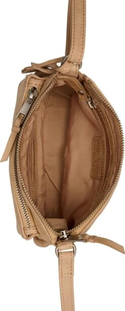 Burkely Still Selene Dames Crossbody Tas - Beige -Liora Luxe Winkel 485x1200
