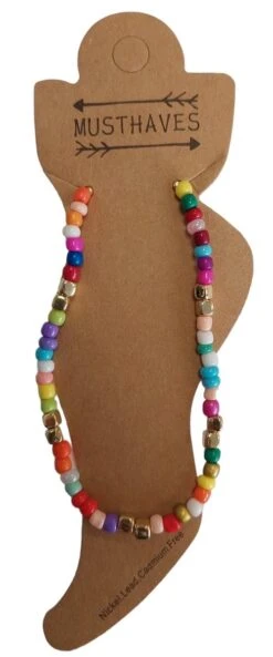 Enkelbandje Met Glaskralen - Anklet - Lengte 25-30 Cm - Multicolor 5 Enkelbandje Met Glaskralen - Anklet - Lengte 25-30 Cm - Multicolor -Liora Luxe Winkel 500x1200 1