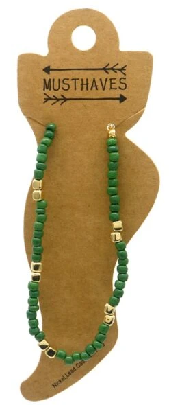 Enkelbandje Met Glaskralen - Anklet - Lengte 25-30 Cm - Groen 5 Enkelbandje Met Glaskralen - Anklet - Lengte 25-30 Cm - Groen -Liora Luxe Winkel 502x1200 1