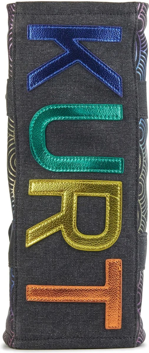 Kurt Geiger Schoudertassen Dames / Handtas - Fantasie - Canvas - Smallsouthbankto1 - Zwart 9 Kurt Geiger Schoudertassen Dames / Handtas - Fantasie - Canvas - Smallsouthbankto1 - Zwart - Afbeelding 7