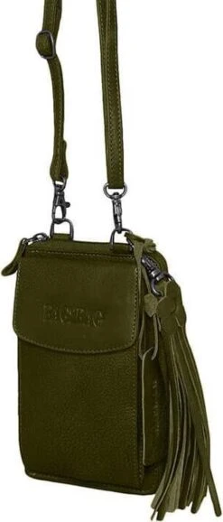 Bag2Bag Schoudertas / Telefoontasje / Portemonnee Tennessee Olijf
