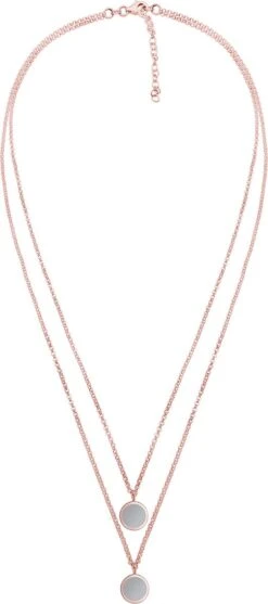 Elli Dames Halsketting Dames Laagje Cirkel Geo-Emaille In 925 Sterling Zilver Rose Goud Geplateerd 10 Elli Dames Halsketting Dames Laagje Cirkel Geo-Emaille In 925 Sterling Zilver Rose Goud Geplateerd -Liora Luxe Winkel 532x1200 1
