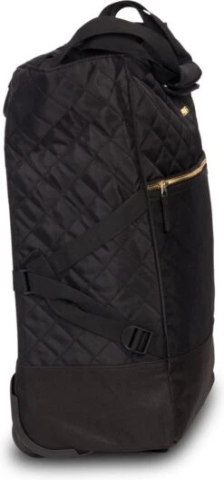 Punta Wheel Trolley Shopper Classy Zwart -Liora Luxe Winkel 560x1200