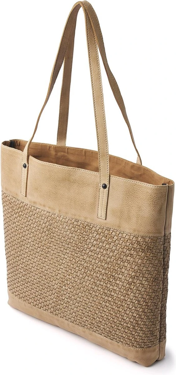 DR Amsterdam Shopper - Tampa Braided - Beige 6 DR Amsterdam Shopper - Tampa Braided - Beige - Afbeelding 4