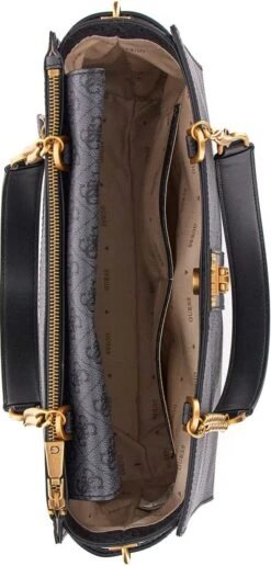 Guess Ginevra Dames Schoudertas - Zwart -Liora Luxe Winkel 574x1200