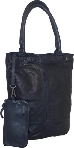 Justified Leren Shopper Met Etui Navy -Liora Luxe Winkel 603x1200 1