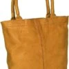 Justified Leren Shopper Met Etui Oker Geel -Liora Luxe Winkel 622x1200 2