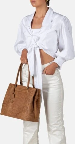 Burkely Casual Cayla Dames Werktas 13.3" - Cognac -Liora Luxe Winkel 628x1200
