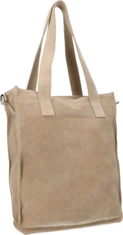 Manfield - Beige Suède Shopper 10 Manfield - Beige Suède Shopper -Liora Luxe Winkel 631x1200