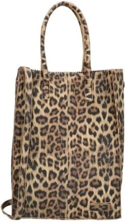 Zebra Trends Shopper Rosa XL 15 Inch Luipaard -Liora Luxe Winkel 673x1200