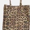 Zebra Trends Shopper Rosa XL 15 Inch Luipaard -Liora Luxe Winkel 675x1200