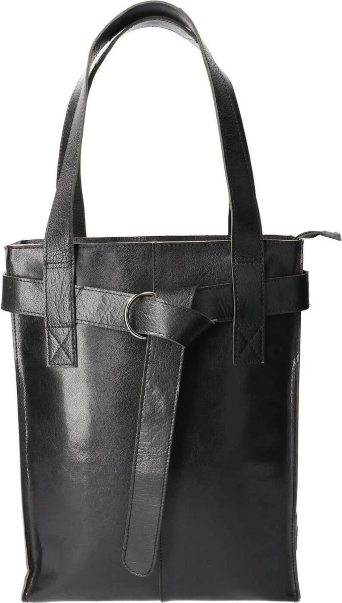 Revival By Leather Design Shopper Italia Zwart 3 Revival By Leather Design Shopper Italia Zwart