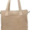 Manfield - Beige Suède Shopper 1 Manfield - Beige Suède Shopper -Liora Luxe Winkel 681x1200