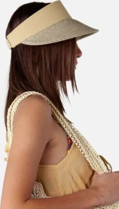 Barts Vesder Visor Sand Zonneklep Dames - Maat One Size -Liora Luxe Winkel 687x1200