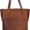 Manfield - Cognac Leren Shopper -Liora Luxe Winkel 689x1200