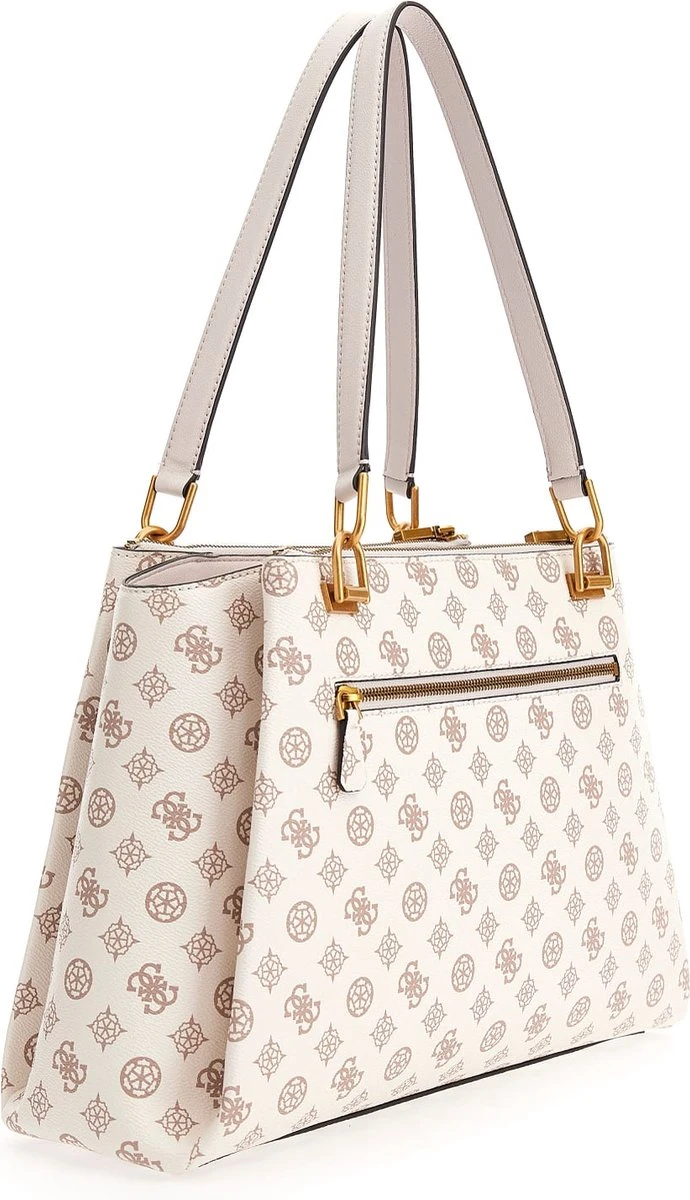 Guess Alva Status Carryall Handtas - Cream Logo 4 Guess Alva Status Carryall Handtas - Cream Logo - Afbeelding 2