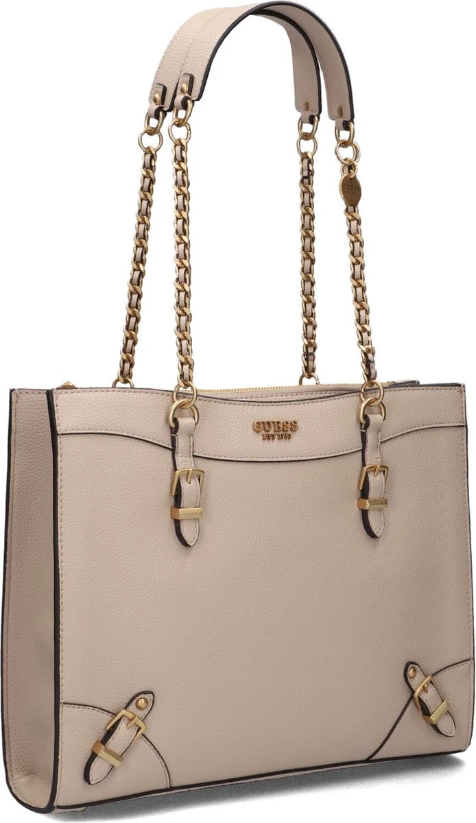 Guess Didi Society Tote Shoppers Dames - Beige - Maat ONESIZE 7 Guess Didi Society Tote Shoppers Dames - Beige - Maat ONESIZE - Afbeelding 5